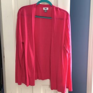 Pink cardigan